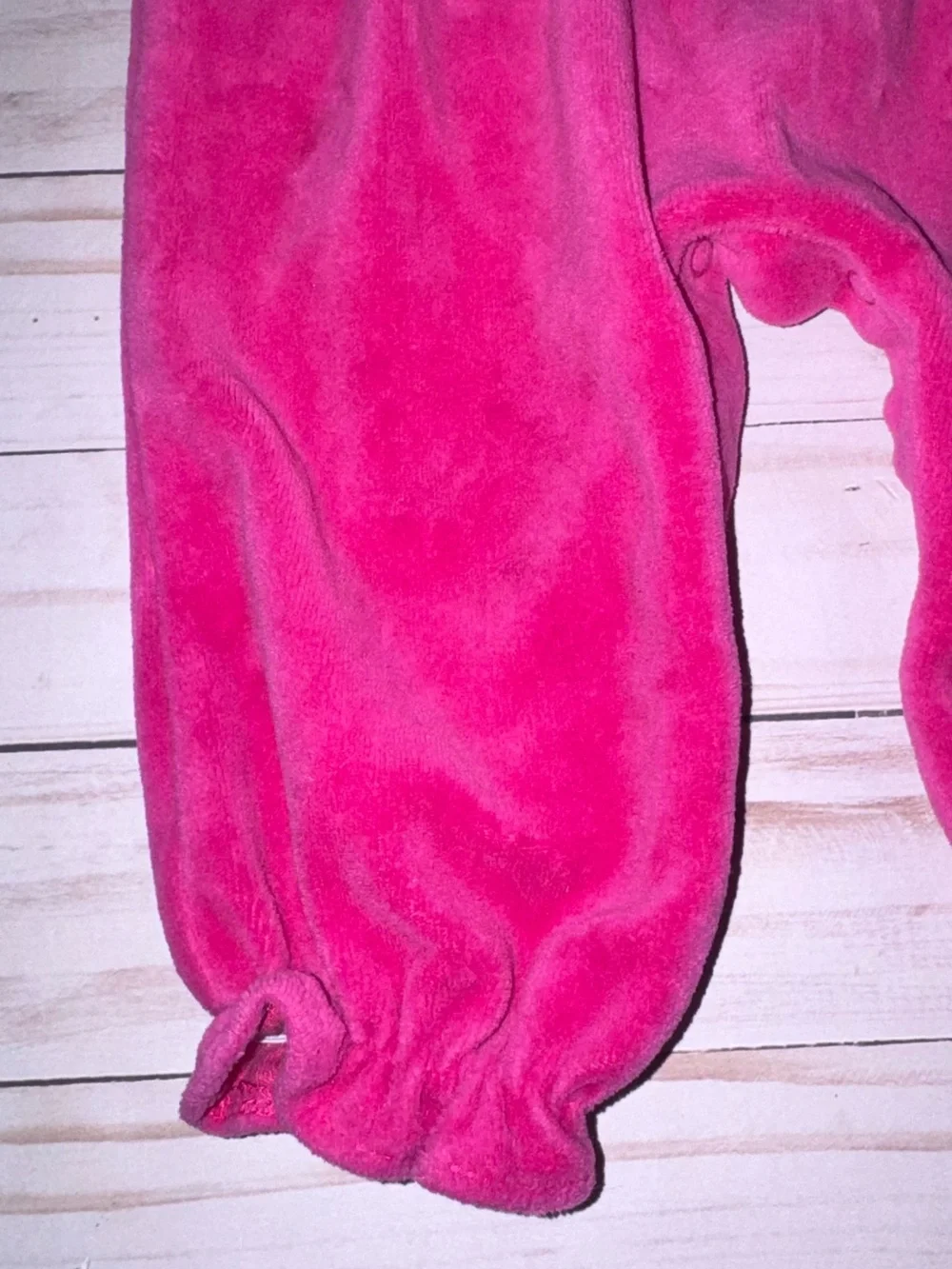 Okie Dokie vintage velour romper